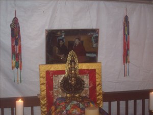 A statue of 1000 arm Chenrezig