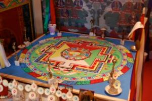 Chenrezig Mandala, TMC Winter Drubchen, Frederick, Md
