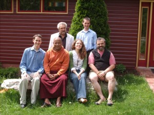 Charlottesville people at the TMC with Khenpo