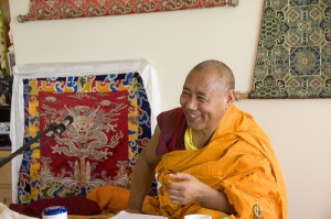 Tibetan Lamas know about working with the heart (Khenchen in Arizona, Angela Harkavy photo)