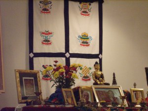 Beautiful shrine for Chod teachings, Va Beach