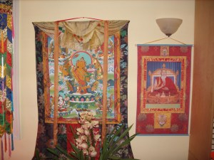 Manjushri Thangka at Tashi Choeling
